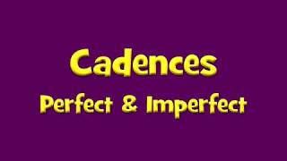 Perfect and Imperfect cadences [upl. by Leanne]