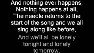 Del Amitri Nothing ever happens lyrics In sync with song [upl. by Juni508]