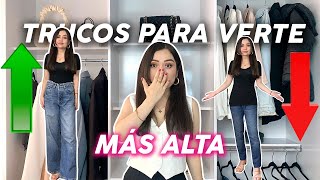 TRUCOS PARA VERTE MÁS ALTA Y ESTILIZADA 💡 TIPS PARA BAJITAS [upl. by Laverna]