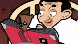 Looking at pictures with Teddy  Mr Bean Official Cartoon [upl. by Nairot]