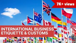 International Business Etiquette and Customs [upl. by Circosta]