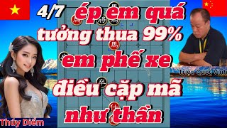 cực sốc  ép em quá tưởng thua 99 em phế xe điều cặp mã như thần hạ kỳ vương 4 lần vđtg [upl. by Ticon]