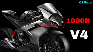 NewGen CFMoto 1000R V4 Revealed 🔥 Bring New Damon to The Motorcycle Industry [upl. by Aveer]