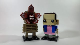 LEGO Demogorgon and Eleven Brickheadz Review [upl. by Adnuhsar]