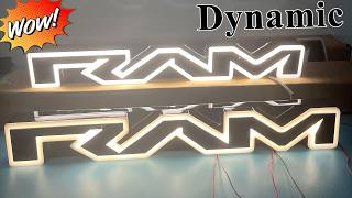 Unboxing the Dynamic Lightup RAM Grill Emblem  RAM 1500 2500 3500 [upl. by Anerda]