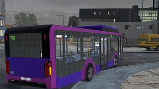 BS23EVO Driving an Electric Bus on Route 6 in San Francisco  ShortDirectional Service [upl. by Sifan]