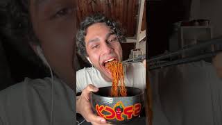 Spicy Korean Ramen ASMR No Sweat🥵 [upl. by Platas]