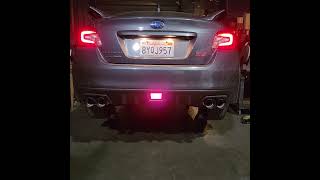 STOCK 2021 WRX STI WITH COBB 515140 3quot TITANIUM CATBACK EXHAUST FIRST COLD START WITH COBB EXHAUST [upl. by Notfilc807]