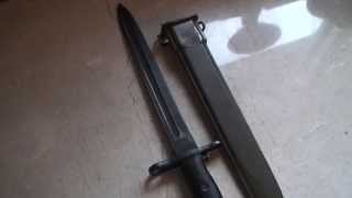 original ww2 m1 garand bayonet [upl. by Remde550]