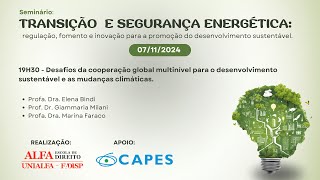 Desafios da Cooperação Global Multinível para o Desenvolvimento Sustentável e as Mudanças Climáticas [upl. by Annaeed]