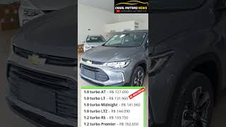 PREÇOS TRACKER 2024 TRACKER2024 chevroletbr [upl. by Analrahc]