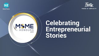 Recognising entrepreneurial talent  Bangalore  MSME Honours  2024 [upl. by Everara]