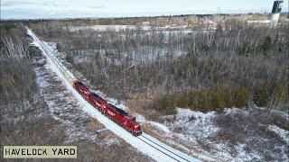 CPKC Work Train H06 from Blue Mountain [upl. by Eldon]