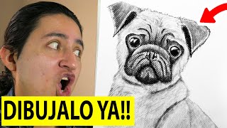 🥇 Cómo DIBUJAR un PERRO PUG REALISTA paso a paso fácil A LAPIZ ✅ Dibujos de Perros a lápiz [upl. by Onit]