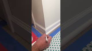 diy construction contractor home carpenter carpentry trim baseboard remodel renovation [upl. by Eanom]