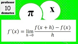 Función derivada por la definición ejercicios 01 [upl. by Aicelaf]