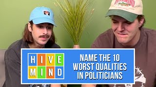 Guessing The 10 Worst Qualities in Politicians [upl. by Allana221]