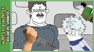 Hunter x Hunter Killua vs Johness Animación Fumada [upl. by Secunda]