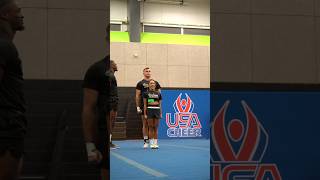 USA cheer tryouts 2024 cheerleading usacheer stunt acrobatics [upl. by Nnairam]