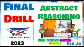 2023 Civil Service Reviewer Abstract Reasoning new [upl. by Taddeo]