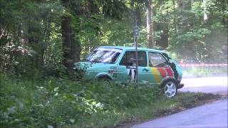 RallyeSprint de Haillot 2015 HD  MISTAKES amp SHOW [upl. by Ahtiek]