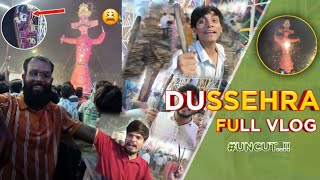 Dussehra Full Uncut Vlog 🤣🤪  Ravan Dahan Vlog  GTB Janta Flat  Vijay Dashmi  Ajay Kasana Vlogs [upl. by Cooe]