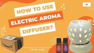 How to use Electric Aroma Diffuser  Benefits of Electric Diffuser [upl. by Schuyler980]