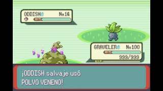 POKEMON EMERALD  GRAVELER  BARRERA  BARRIER [upl. by Alyek]