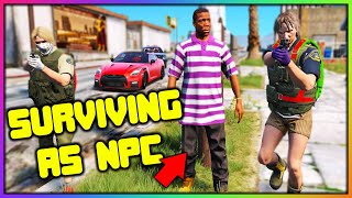 GTA 5 Roleplay  SURVIVING 2MIL BOUNTY AS NPC  RedlineRP [upl. by Lydie]