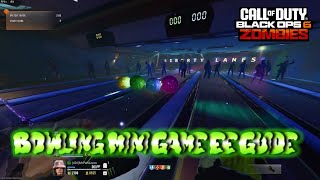 Bo6 Zombies Liberty Falls  Bowling Mini Game EE Guide [upl. by Brandenburg]