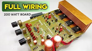 5200 and 1943 amplifier board connection1000w model board [upl. by Huckaby]