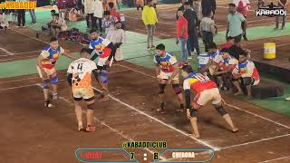 CHEROBA THANE VS VIJAY KALHER THANE NANDIVALI KALYAN KABADDI MATCH 2024 kabaddiclub kabaddi [upl. by Adnoluy]