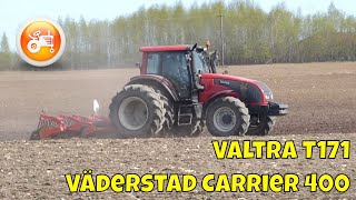 Tillage 2024  Valtra T171 amp Väderstad Carrier 400 disc harrow [upl. by Bernardine828]