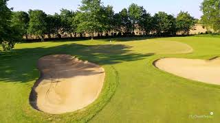 Le Mans Golf Club Sargé  drone aerial video  Sargé  Hole13 [upl. by Hazelton]