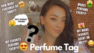 25 QUESTIONS 25 MINUTES ILYTHIA MARIE PERFUME TAG I PERFUME COLLECTION 2021 [upl. by Sanfourd]