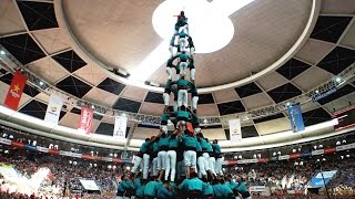 Castellers de Vilafranca  4d10fm  Concurs de Castells 2016 [upl. by Vinna806]