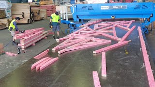 They helped cutting department Frame amp Truss Factory NZ CARPENTERS live [upl. by Grodin]