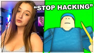 I Pretended To HACK In Arsenal VS My Girlfriend Roblox [upl. by Sherrard]