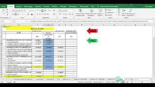 La Liasse Fiscale Tableau 1  Bilan Actif  Passif  Sur Excel  Balance شرح مبسط جدااا [upl. by Annaerb]