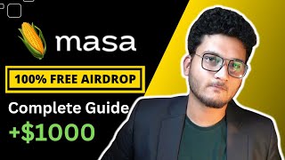 BIG AIRDROP OPPORTUNITY  Masa Finance  Free airdrop good potential  Complete Guide [upl. by Hctud]