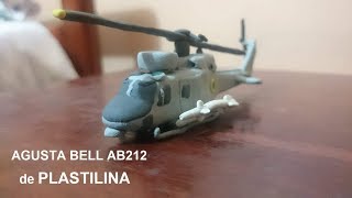 Agusta Bell AB 212 Helicóptero de PLASTILINA [upl. by Ardnalac]