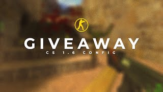 CS 16 BEST CONFIG SINCE 201415 FREE DOWNLOAD  CounterStrike 16 Giveaway [upl. by Narbig]