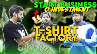 Start your print on demand business from here  TShirt factory in delhi [upl. by Lleinad]