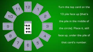 How To Play Clock Solitaire [upl. by Alyakam506]