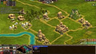 Rise of Nations Extended Edition 3vs3 tough battle gameplay crashed in the end 2024 09 17 21 16 [upl. by Enihpad]