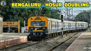 HOSUR  BENGALURU TRACK DOUBLING WORKS  NEW PLATFORM AT BELANDUR ROAD STATION  ಹೊಸೂರು  ಬೆಂಗಳೂರು [upl. by Rufford]