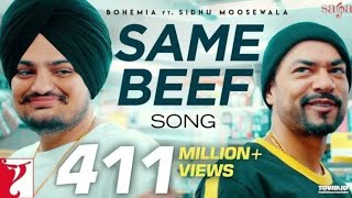 SAME BEEF Official Audio  Sidhu Moose Wala  The Kidd  Moosetape  TSeries2 [upl. by Ahseiuqal]