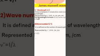 wavetheorywavelength wavenumberfrequencyvelocity chemistry neet [upl. by Akemal]