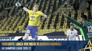 HIGHLIGHTS  Lomza Vive Kielce vs Elverum Handball  Round 12  EHF Champions League 202021 [upl. by Ing730]