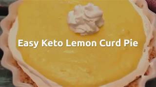 Keto Lemon Curd Pie [upl. by Memory765]